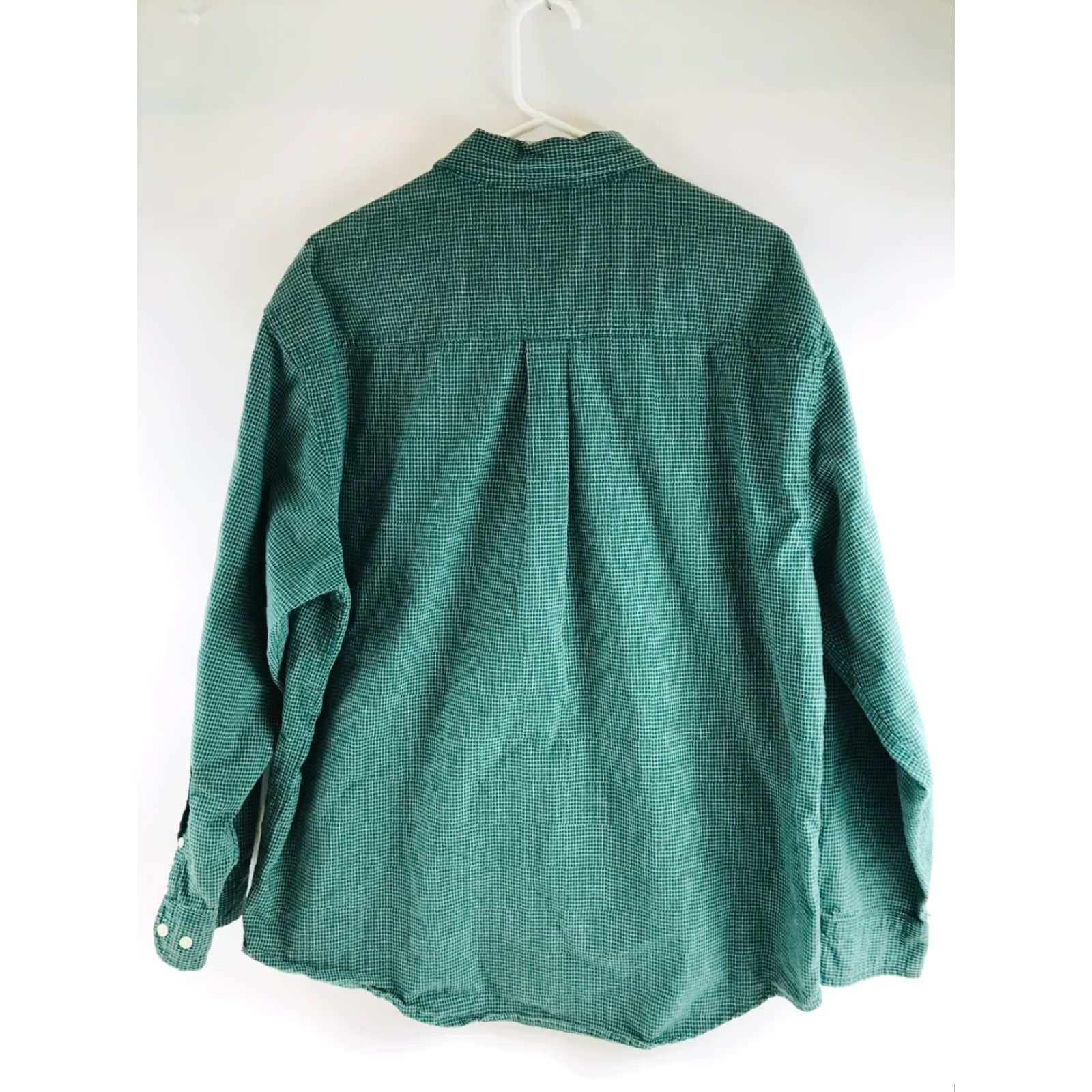 Vintage **Men's North Crest Green Check Button-Down XL Long Sleeve Shirt** User: **Men's North Crest Green Check Button-Down XL Long Sleeve Shirt** Size US XL / EU 56 / 4 - 2 Thumbnail