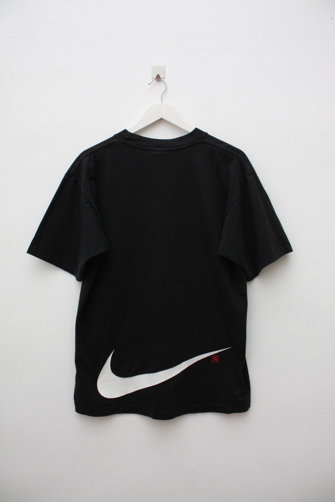 Nike Vintage Rare Nike Double Big Swoosh Tee Size US M / EU 48-50 / 2 - 2 Thumbnail