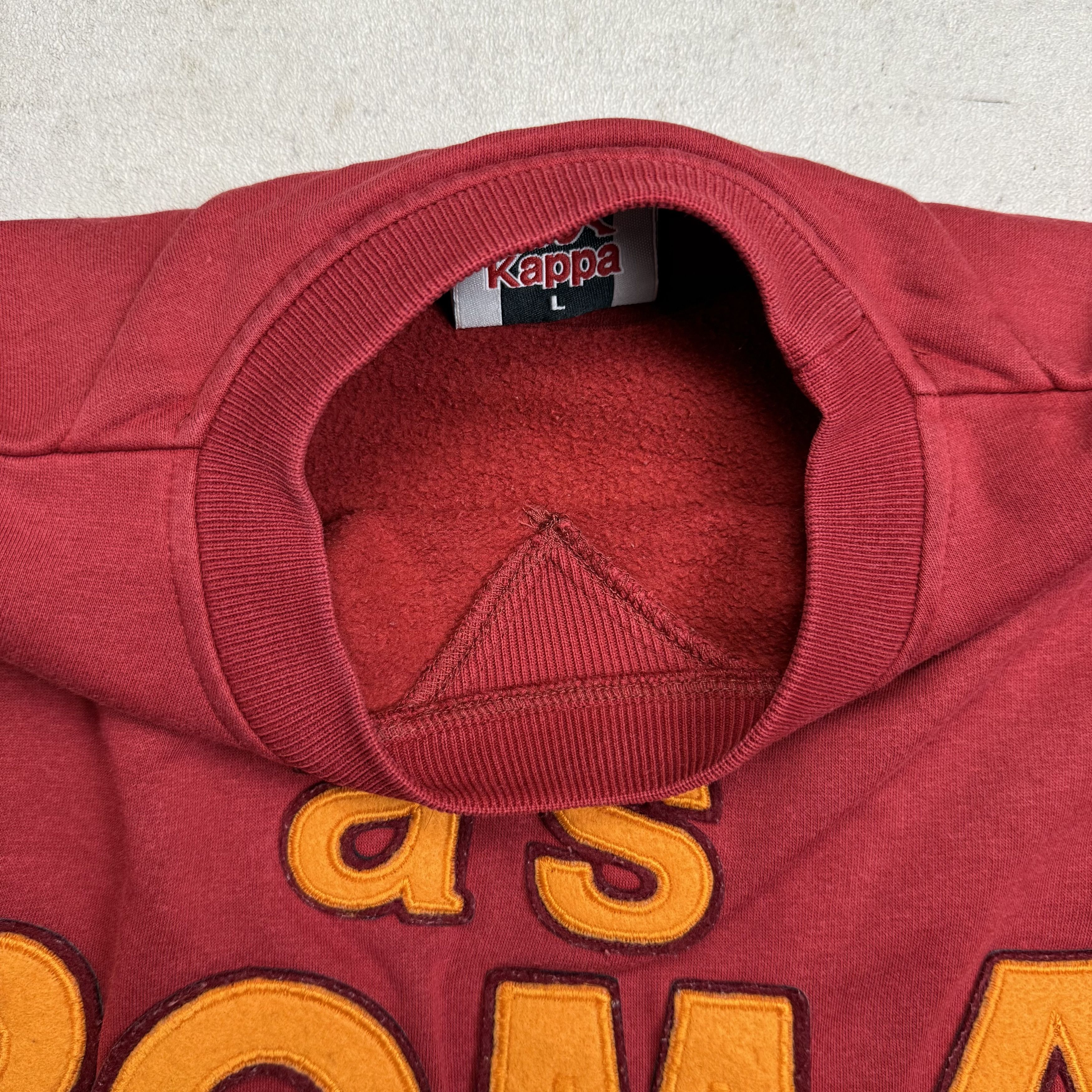 Kappa Vintage Kappa AS Roma Sweatshirt Crewneck Size US L / EU 52-54 / 3 - 9 Thumbnail