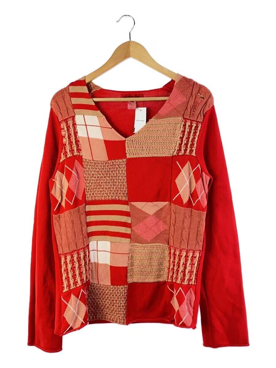 Comme des Garcons × Comme des Garcons SHIRT Patchwork Reconstructed Knit Sweater Size US XS / EU 42 / 0 - 1 Thumbnail