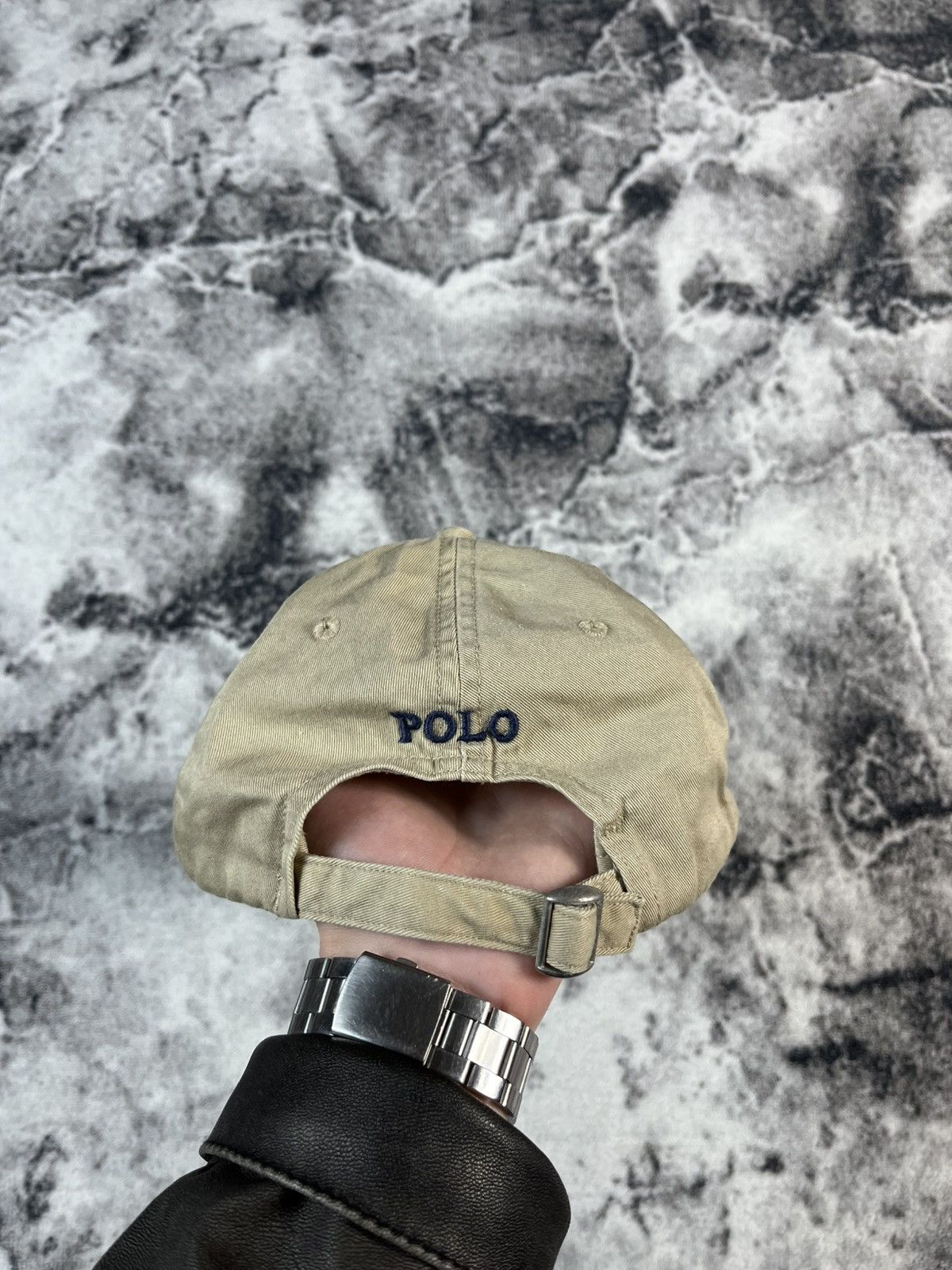 Polo Ralph Lauren Polo Ralph Lauren Beige Pony Logo Cap Hat Size ONE SIZE - 3 Thumbnail