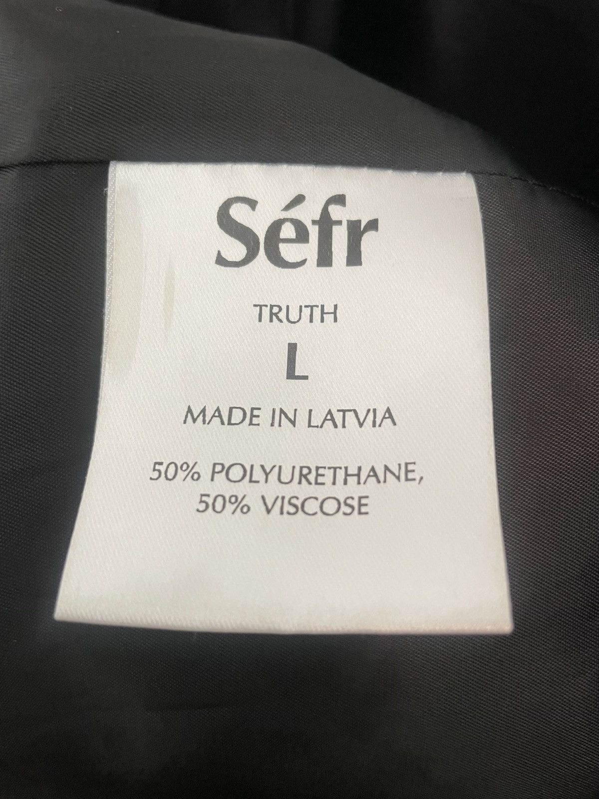 Sefr Sefr Faux Leather Jacket Size US L / EU 52-54 / 3 - 4 Thumbnail