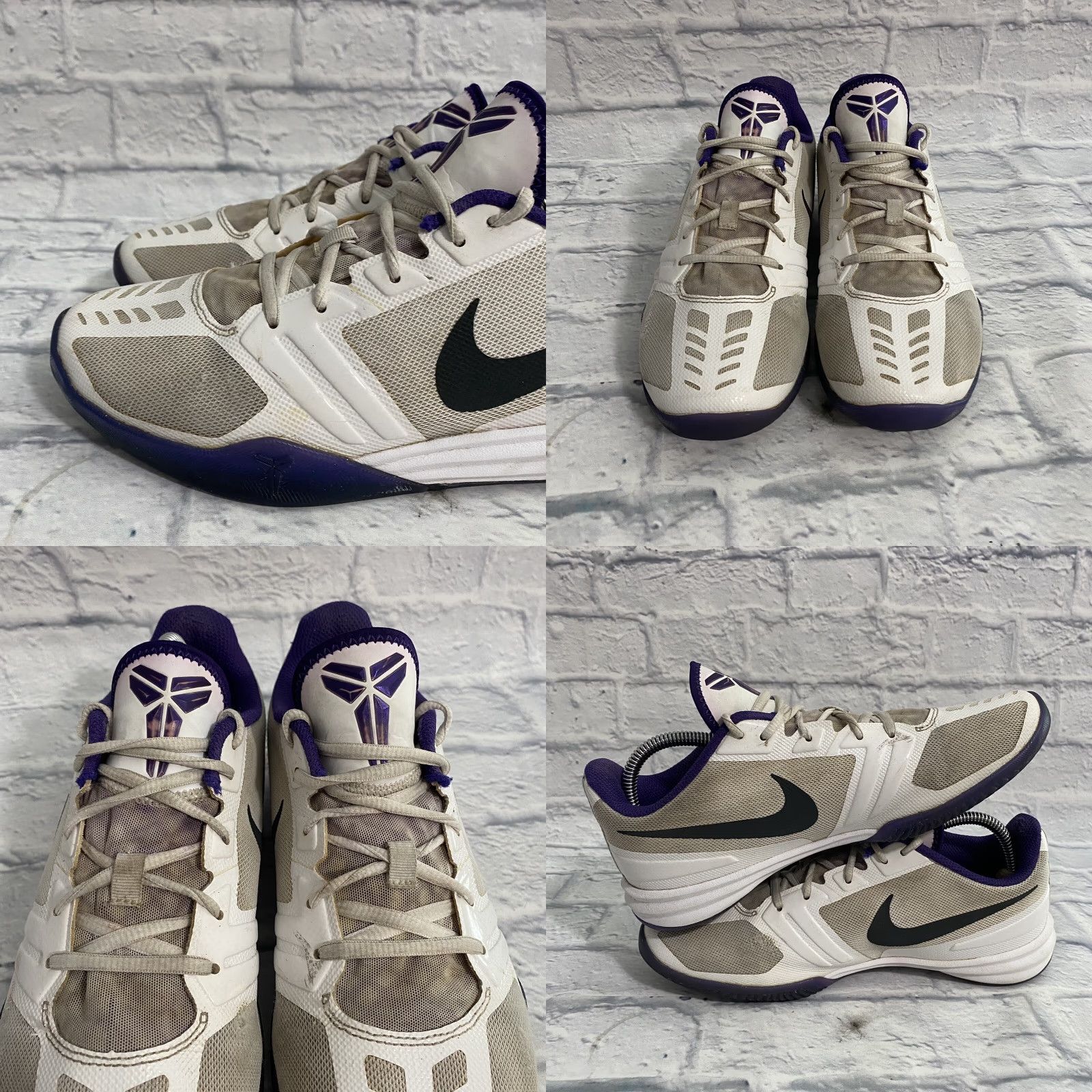 Nike Nike KB Kobe Mentality Court Purple White Basketball Sneakers Men’s US 8.5 Size US 9 / EU 42 - 8 Thumbnail