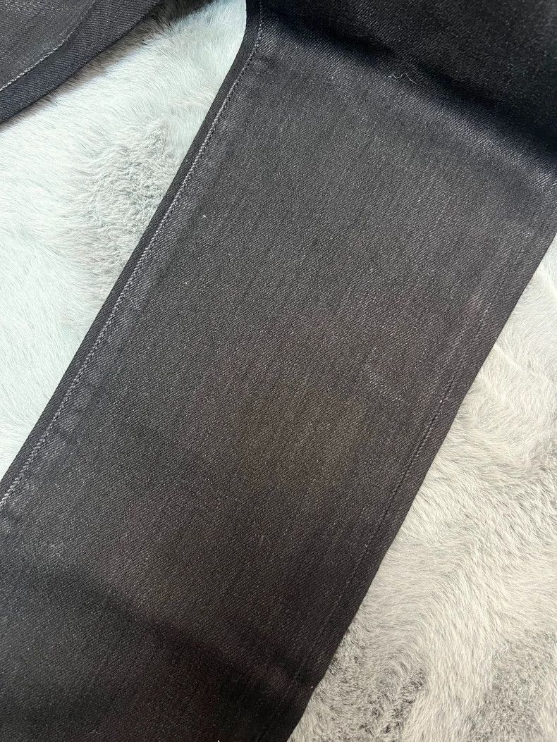 Saint Laurent Paris Saint laurent 16 Spring/Summer Fringed Raw Edge Black Jeans Size US 30 / EU 46 - 5 Thumbnail