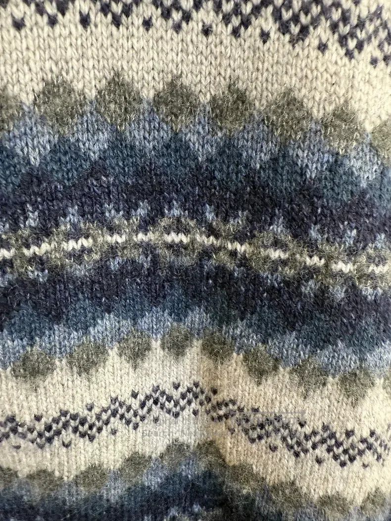 Loro Piana Loro Piana Fair Isle Hooded Cardigan, 60% Cashmere + 30% M Size US M / EU 48-50 / 2 - 3 Thumbnail