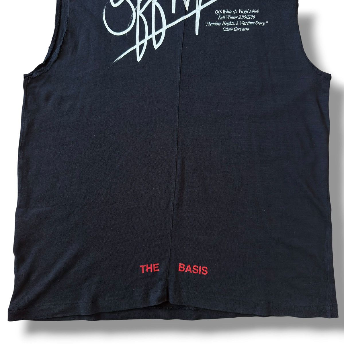 Off-White FW15 Off-White D.O.A Distressed Tshirt Size US L / EU 52-54 / 3 - 6 Thumbnail