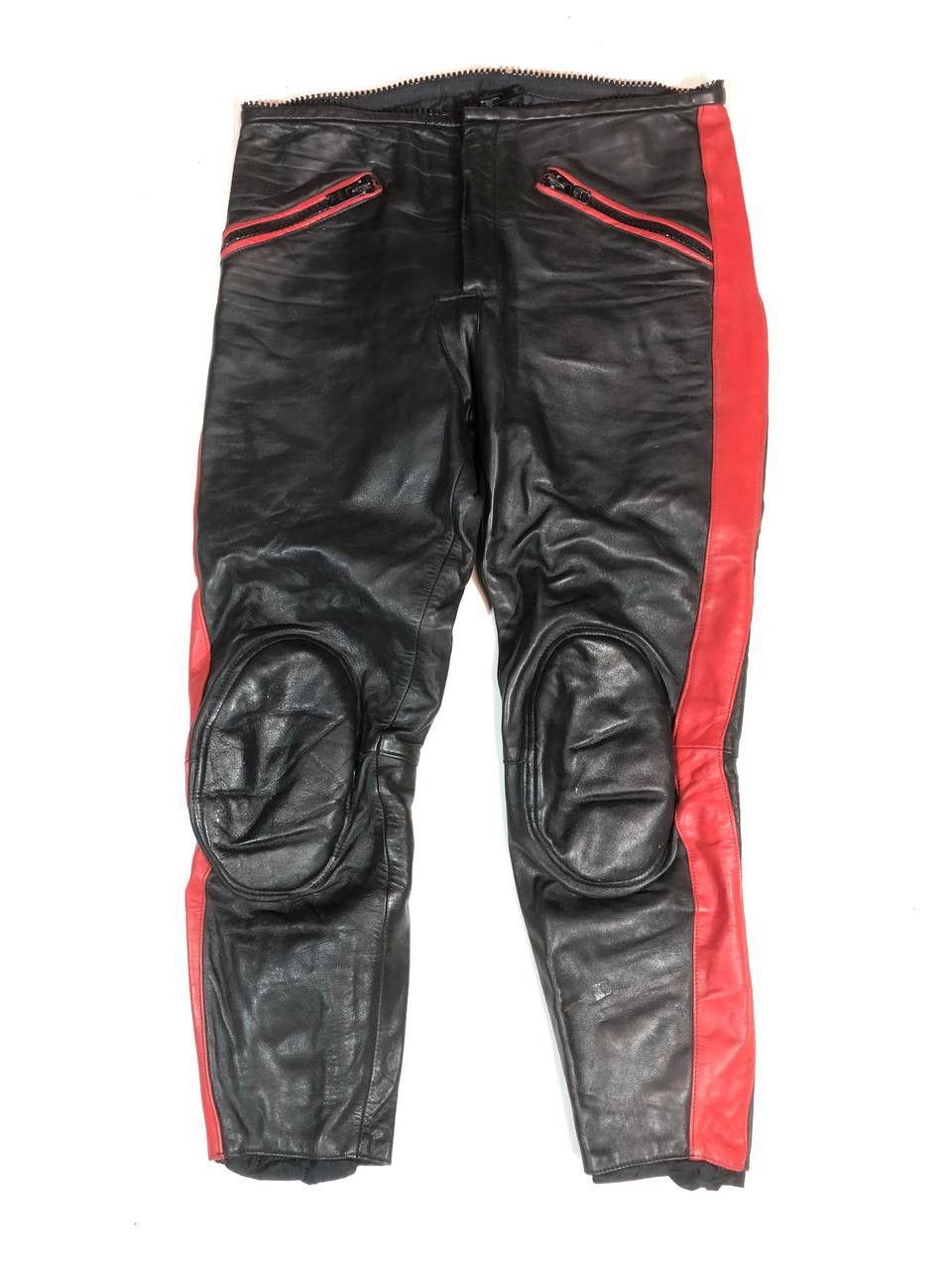 Leather Vintage Rare Avangarde Racing Moto Leather Pants Size US 35 - 1 Thumbnail