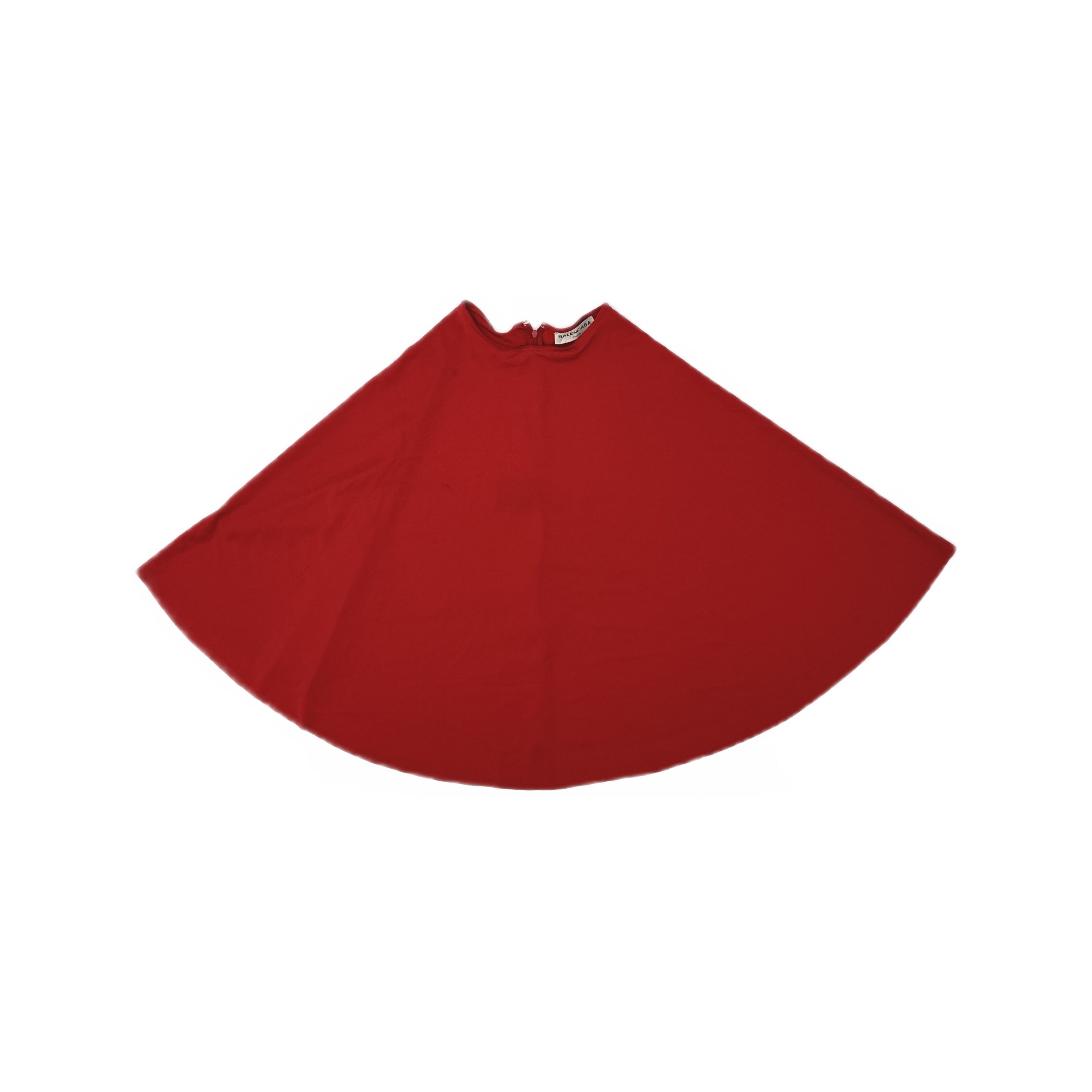 Balenciaga Balenciaga Red Flared Skirt Size 38 Size 26" / US 2 / IT 38 - 1 Thumbnail