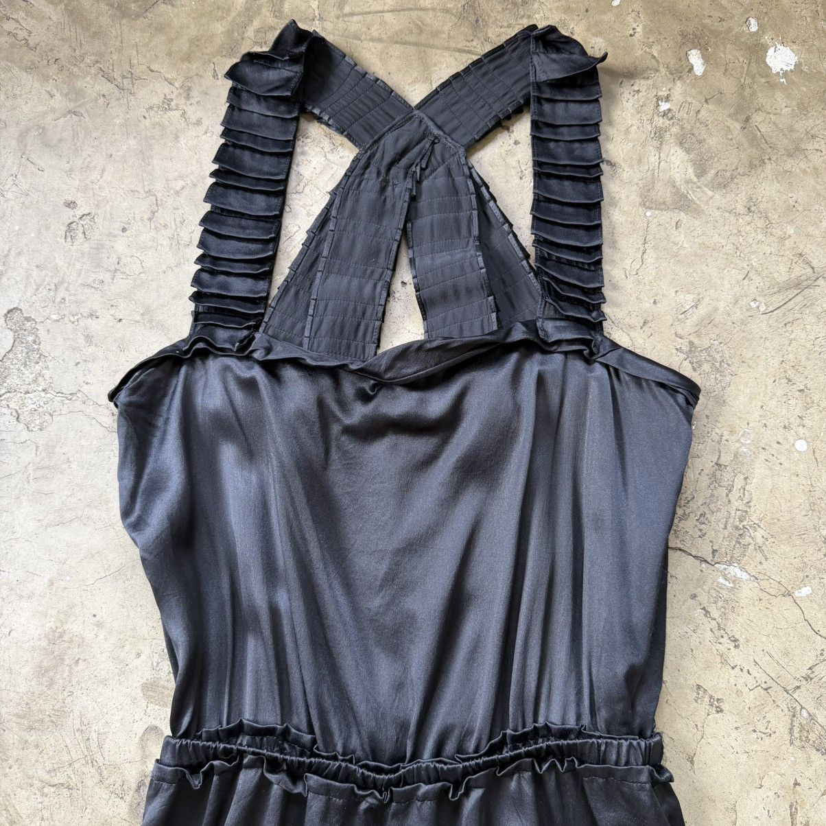 Yves Saint Laurent Yves Saint Laurent - Rive Gauche - 2007 Silk Bow Tie Dress Size S / US 4 / IT 40 - 3 Thumbnail