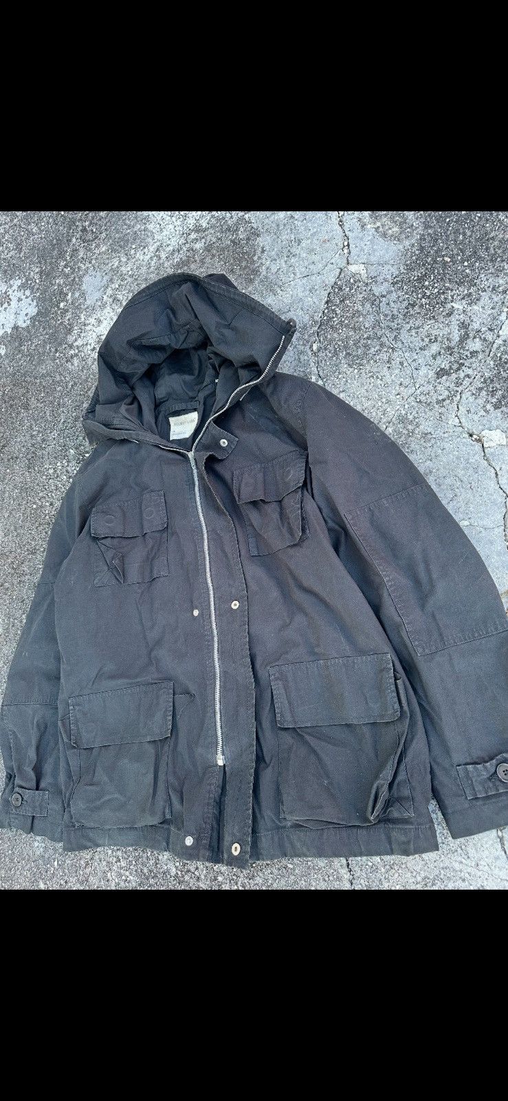 Helmut Lang × Vintage 1998 Helmut Lang Archive Military Quad Pocket Zip Up Jacket Size US M / EU 48-50 / 2 - 6 Thumbnail