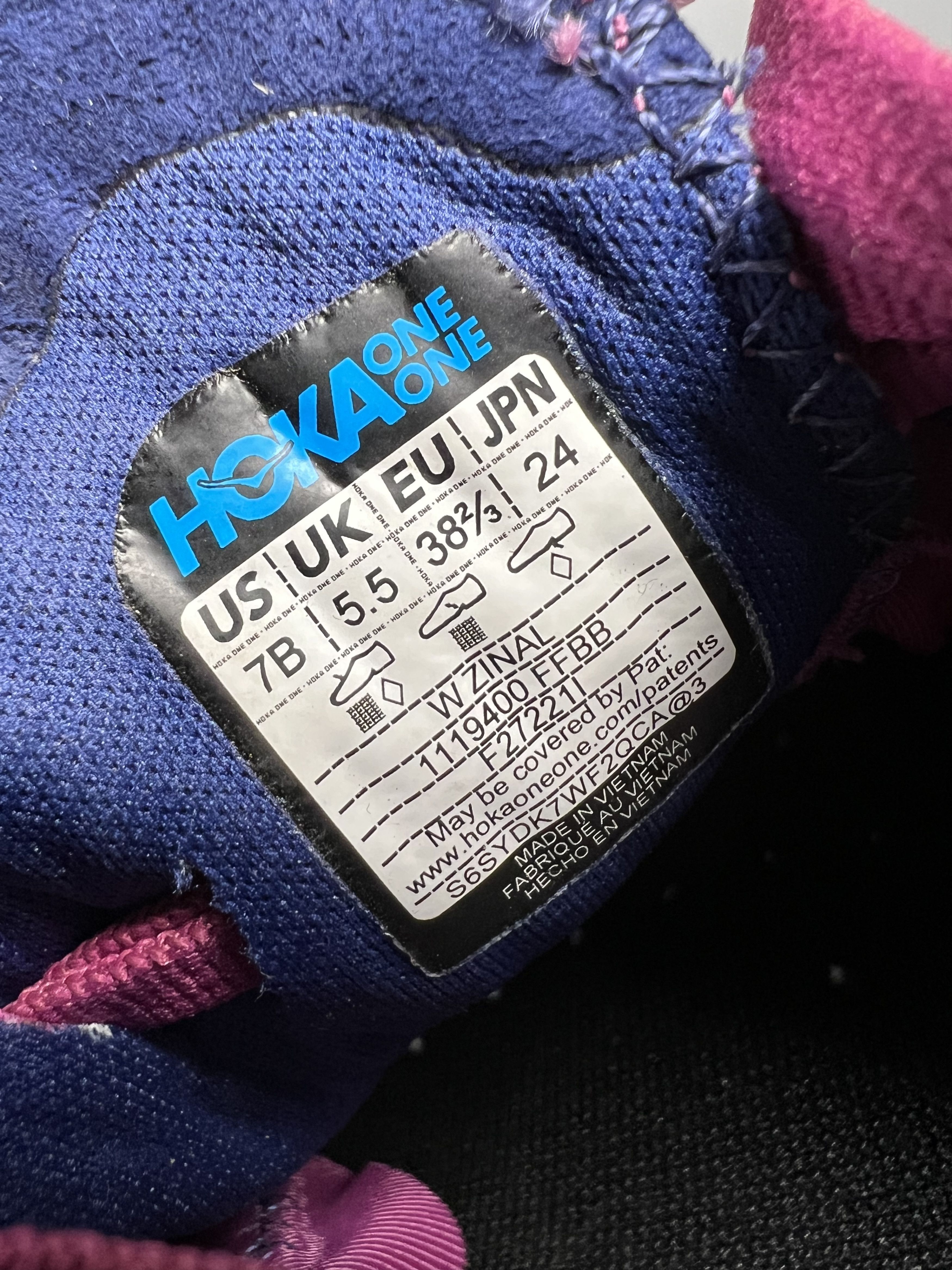 Hoka 7B Hoka One One Zinal Trail Running Shoes 1119400-FFBB Size US 7 / IT 37 - 18 Thumbnail