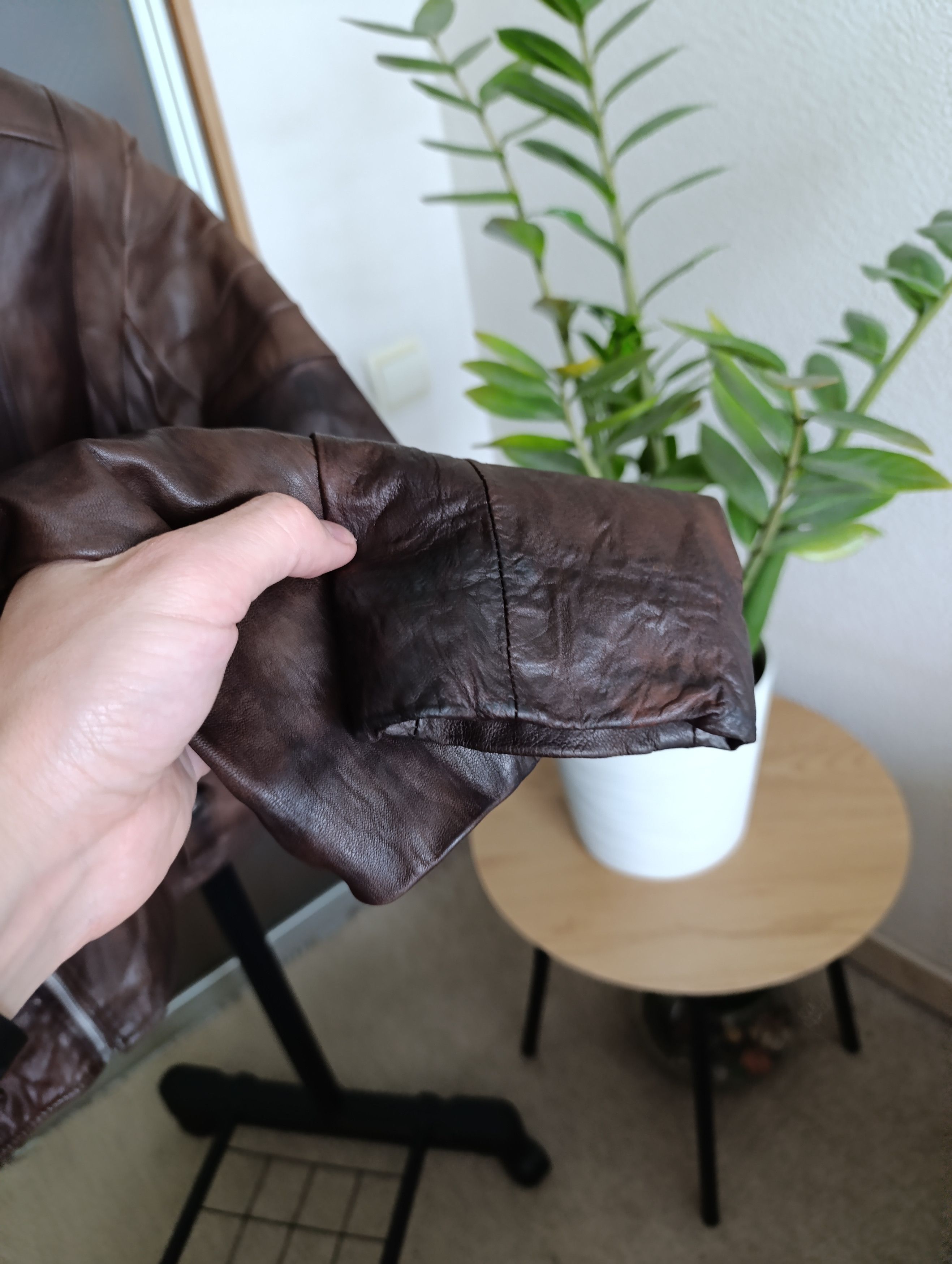Vintage AVIATRIX WOMEN LEATHER BIKER JACKER Size XXL / US 16-18 / IT 52-54 - 14 Thumbnail