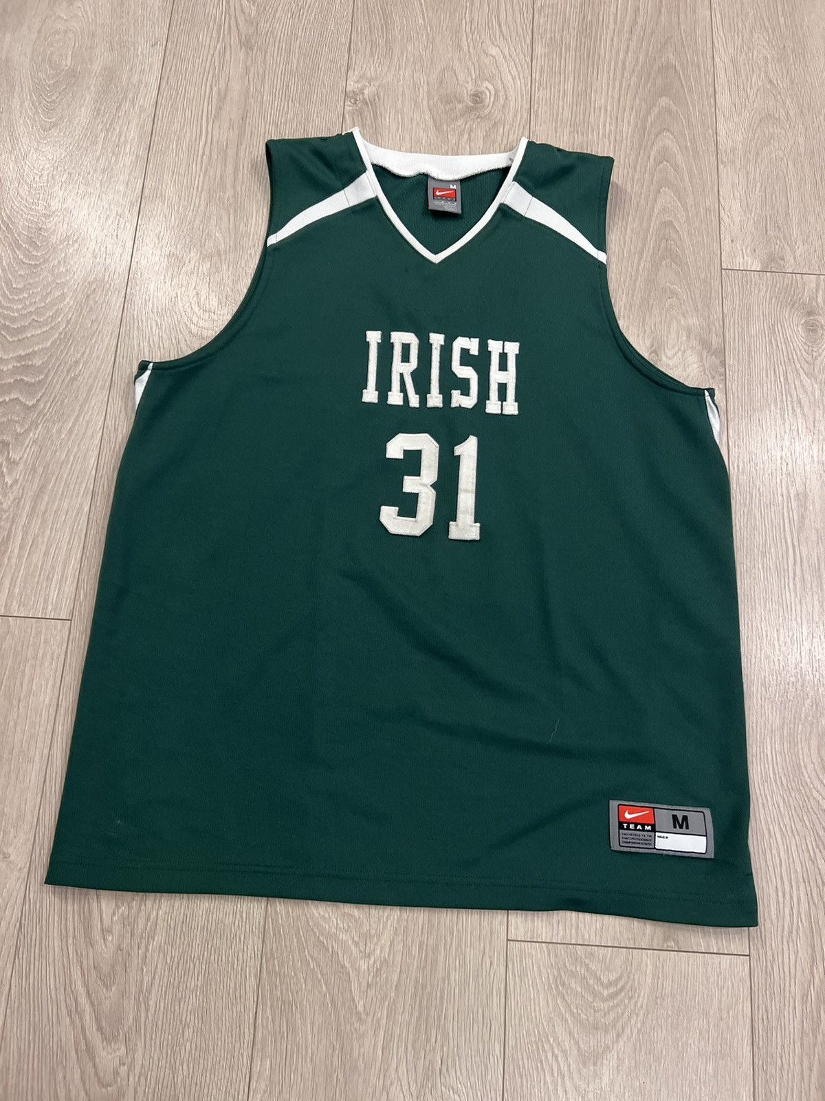Nike × Vintage Vintage Nike Notre Dame Fighting Irish Basketball Jersey Y2K Size US M / EU 48-50 / 2 - 1 Thumbnail