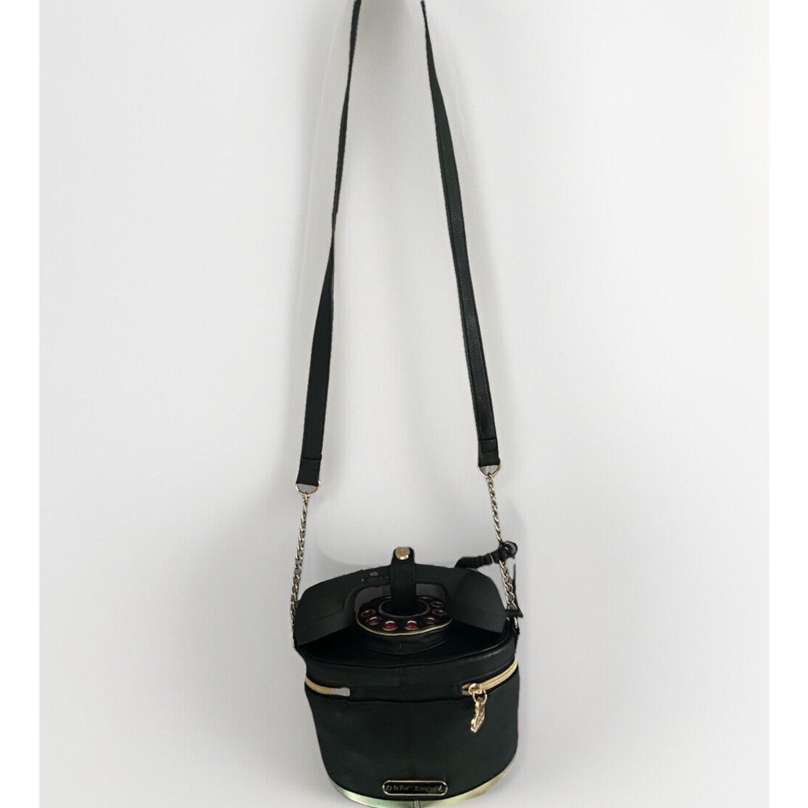 Betsey Johnson Betsey Johnson Telephone Bag BLACK Shoulder Crossbody Purse Size ONE SIZE - 14 Thumbnail