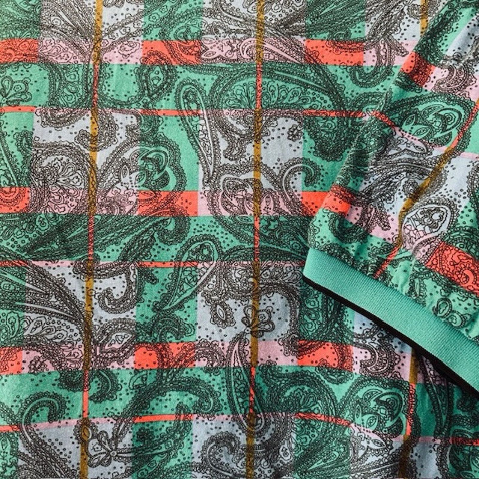 Other Nicklaus (Jack)Golf Shirt Polo 2XL Paisley Green/Blue/Orange Size US XXL / EU 58 / 5 - 9 Thumbnail
