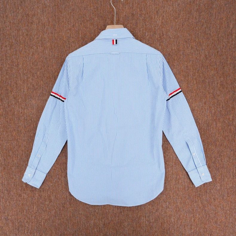 Thom Browne Thom Browne Pom-pom sleeve double-breasted shirt Size US S / EU 44-46 / 1 - 2 Thumbnail