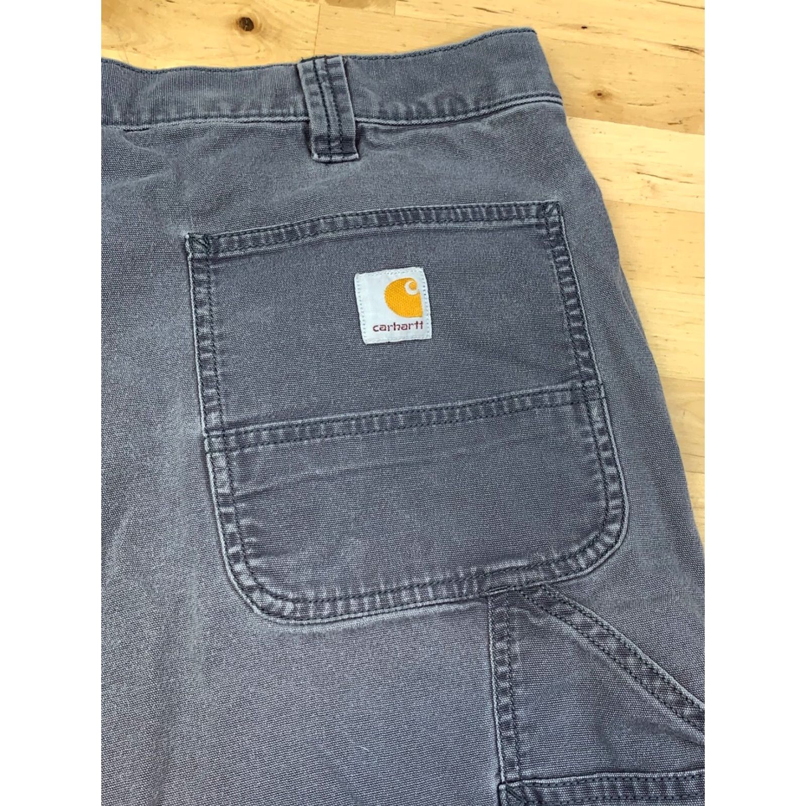Carhartt VINTAGE Carhartt Rugged Flex Relax Fit Canvas Utility Shorts Mens 40 Gray 10782 Size US 40 / EU 56 - 8 Thumbnail