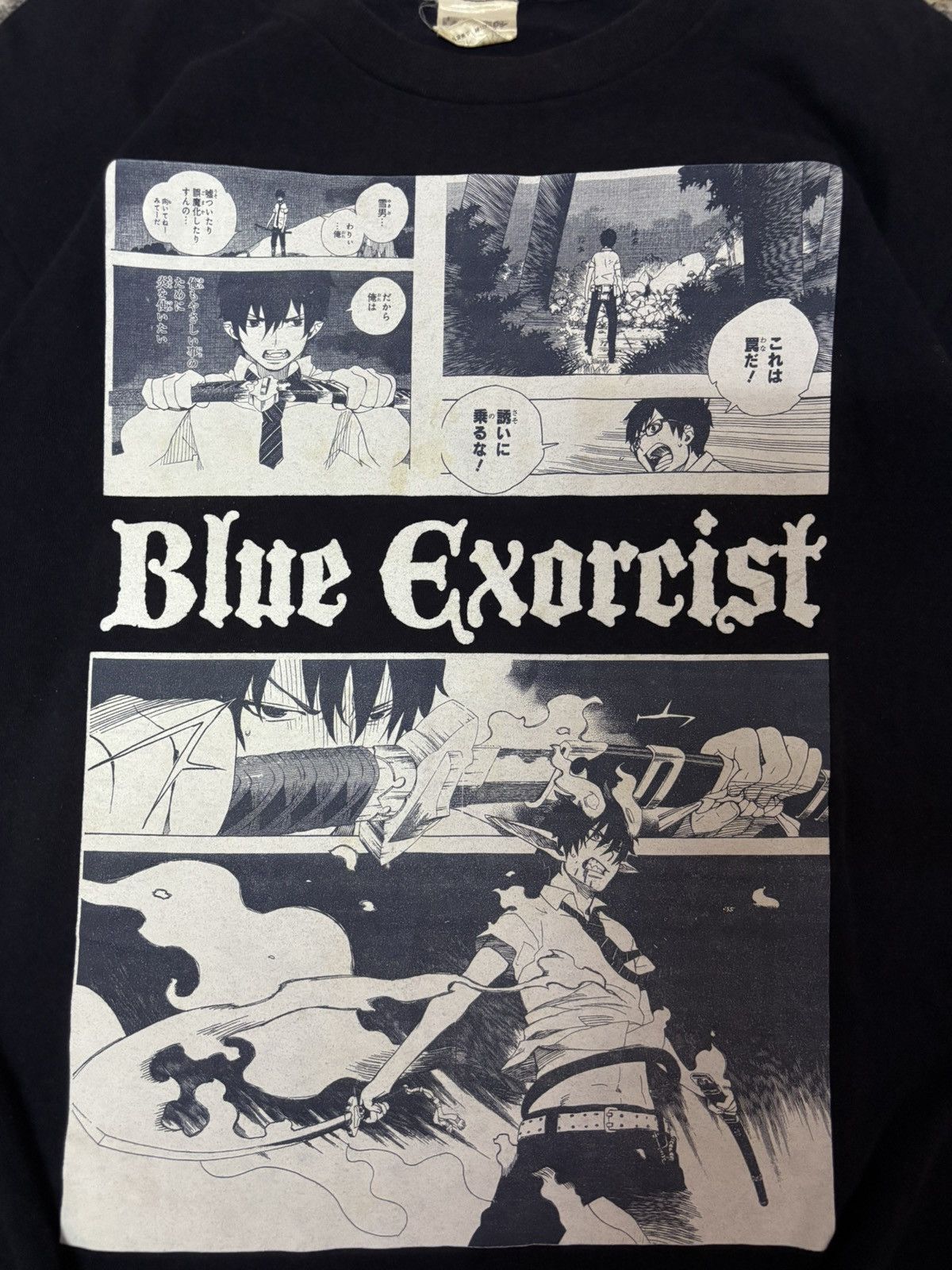 Anime Vtg Y2K Blue Exorcist Manga Panel Tshirt. Size US L / EU 52-54 / 3 - 3 Thumbnail