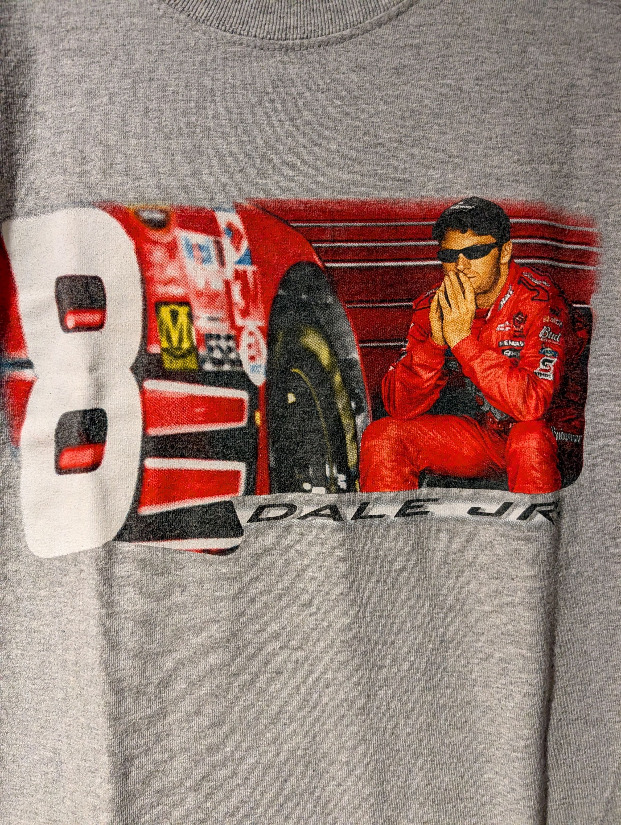 NASCAR Vintage Y2K Dale Earnhardt Jr Nascar Racing Speedway T-Shirt Size US L / EU 52-54 / 3 - 2 Thumbnail
