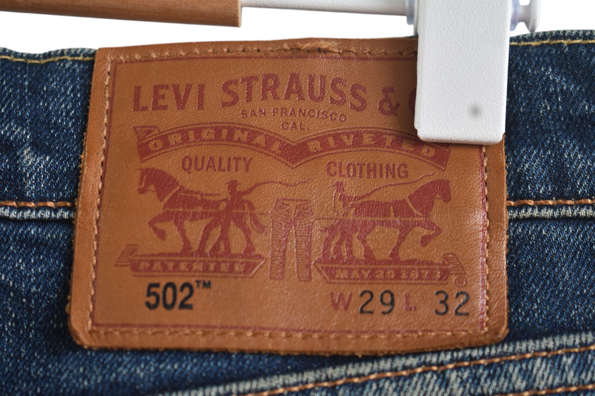 Levi's Vintage Levi's 502 Distress Denim W29 Size US 29 - 7 Thumbnail