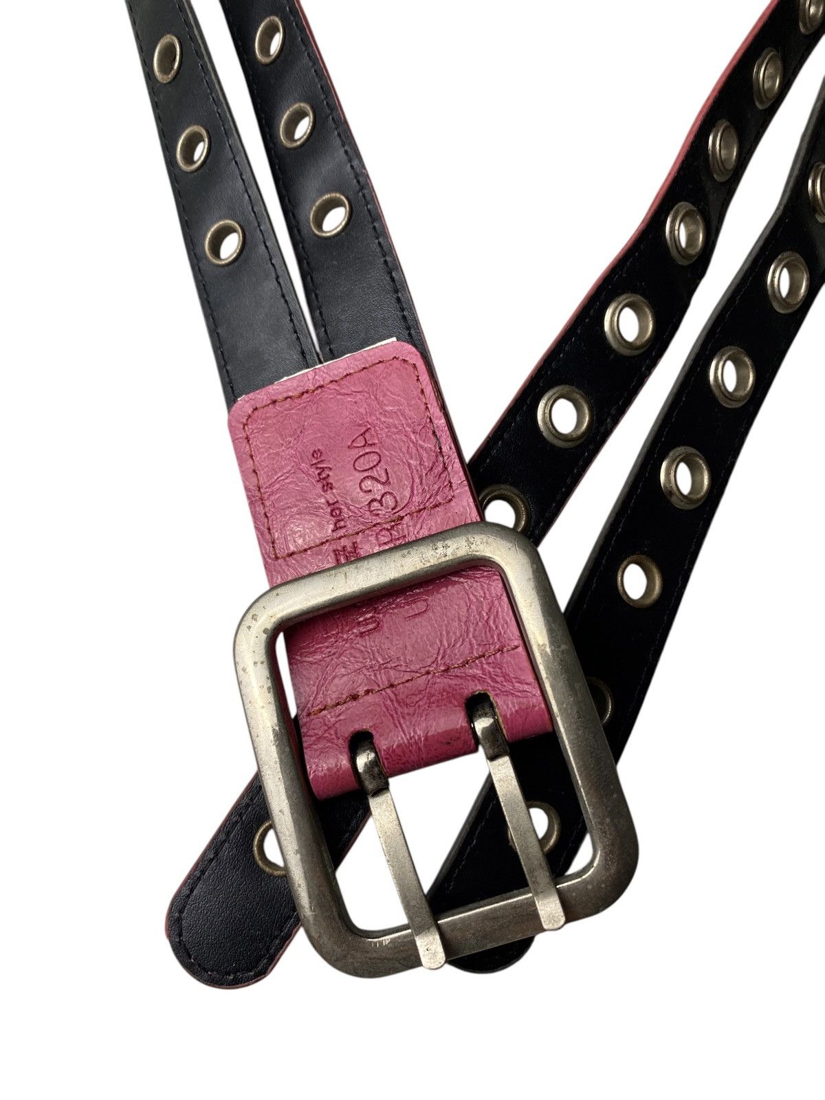 If Six Was Nine 2000's UGIZ Hybrid Ring Black Pink Y2K Belt Size ONE SIZE - 7 Thumbnail