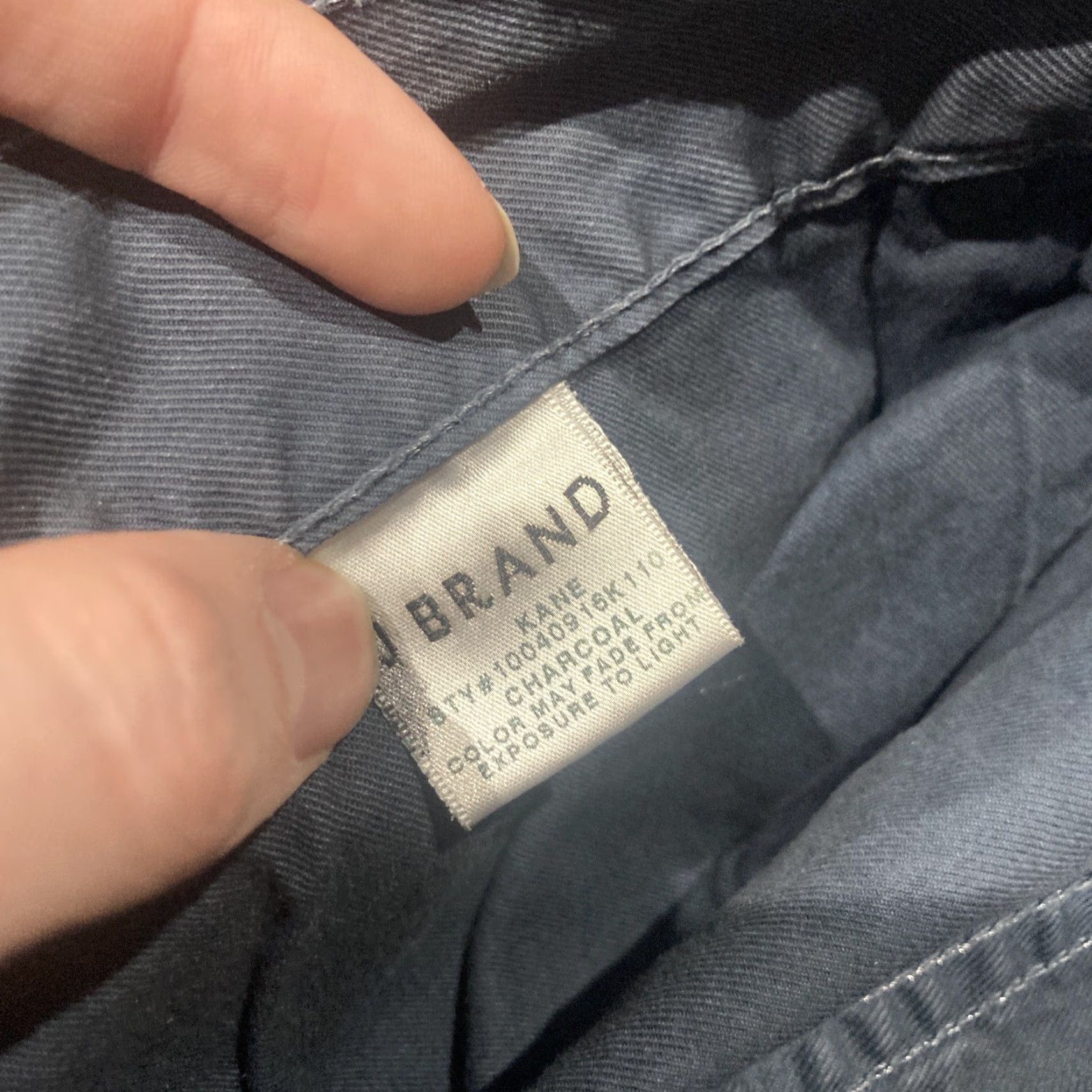 J Brand J. BRAND Pants Slim Straight KANE 36x30 Men Blue Casual Mid-Rise Cotton Blend Slimming Ankle Flat Front Regular Urban? Size US 36 / EU 52 - 6 Thumbnail