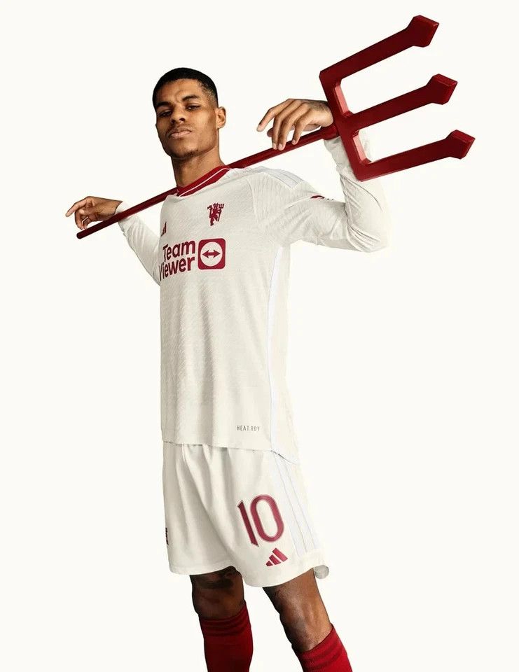Adidas MANCHESTER UNITED 2023 2024 THIRD RASHFORD FOOTBALL SOCCER Size US M / EU 48-50 / 2 - 10 Thumbnail