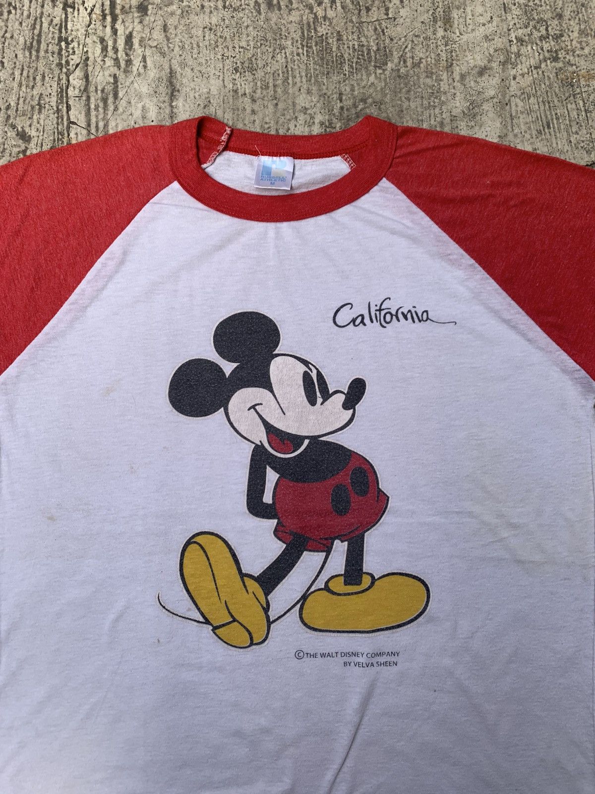 Russell Athletic Vintage mickey mouse raglan tshirt Size US M / EU 48-50 / 2 - 2 Thumbnail