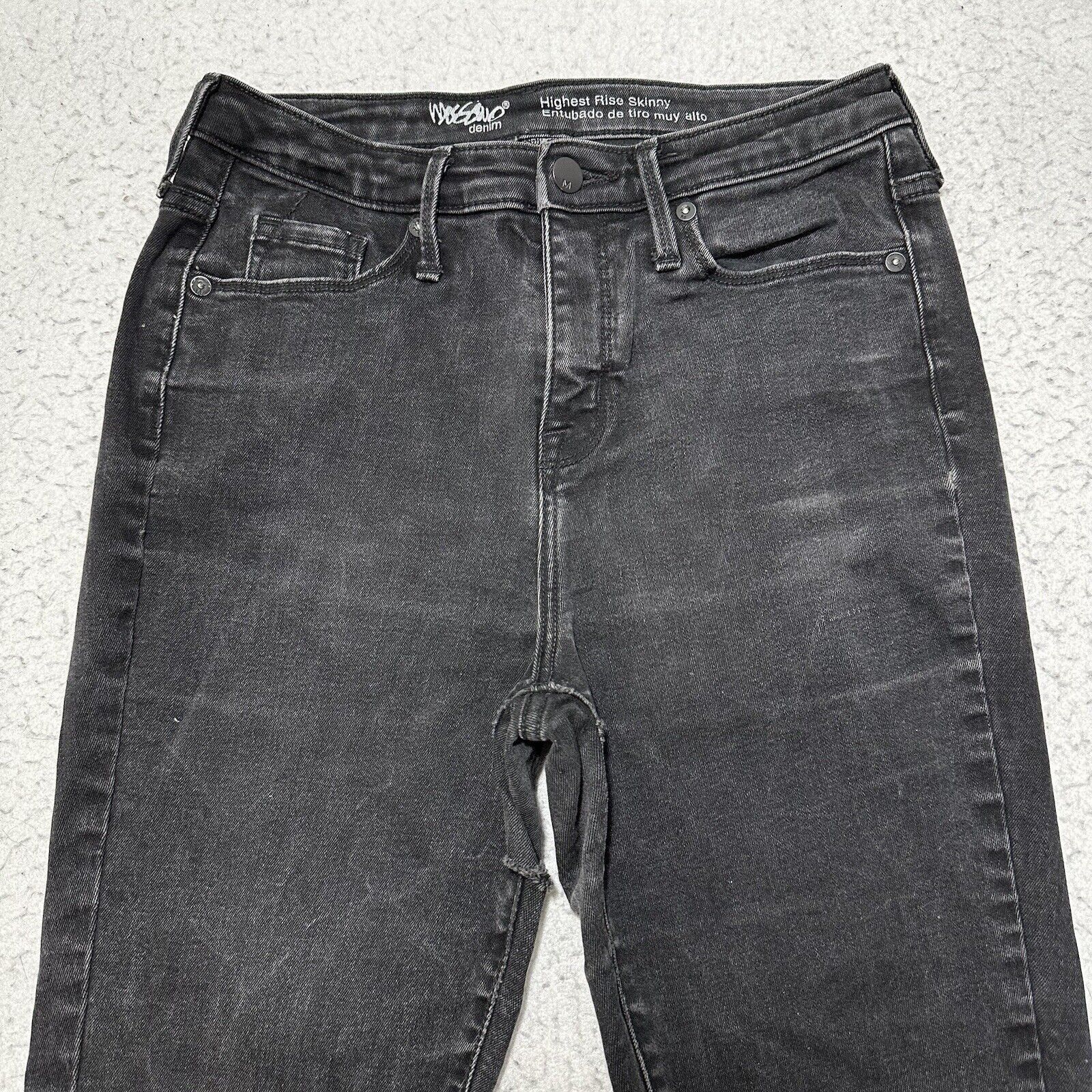 Mossimo Mossimo 6 (28x27) Regular Highest Rise Skinny Jeans Stretch Size 28" / US 6 / IT 42 - 2 Thumbnail