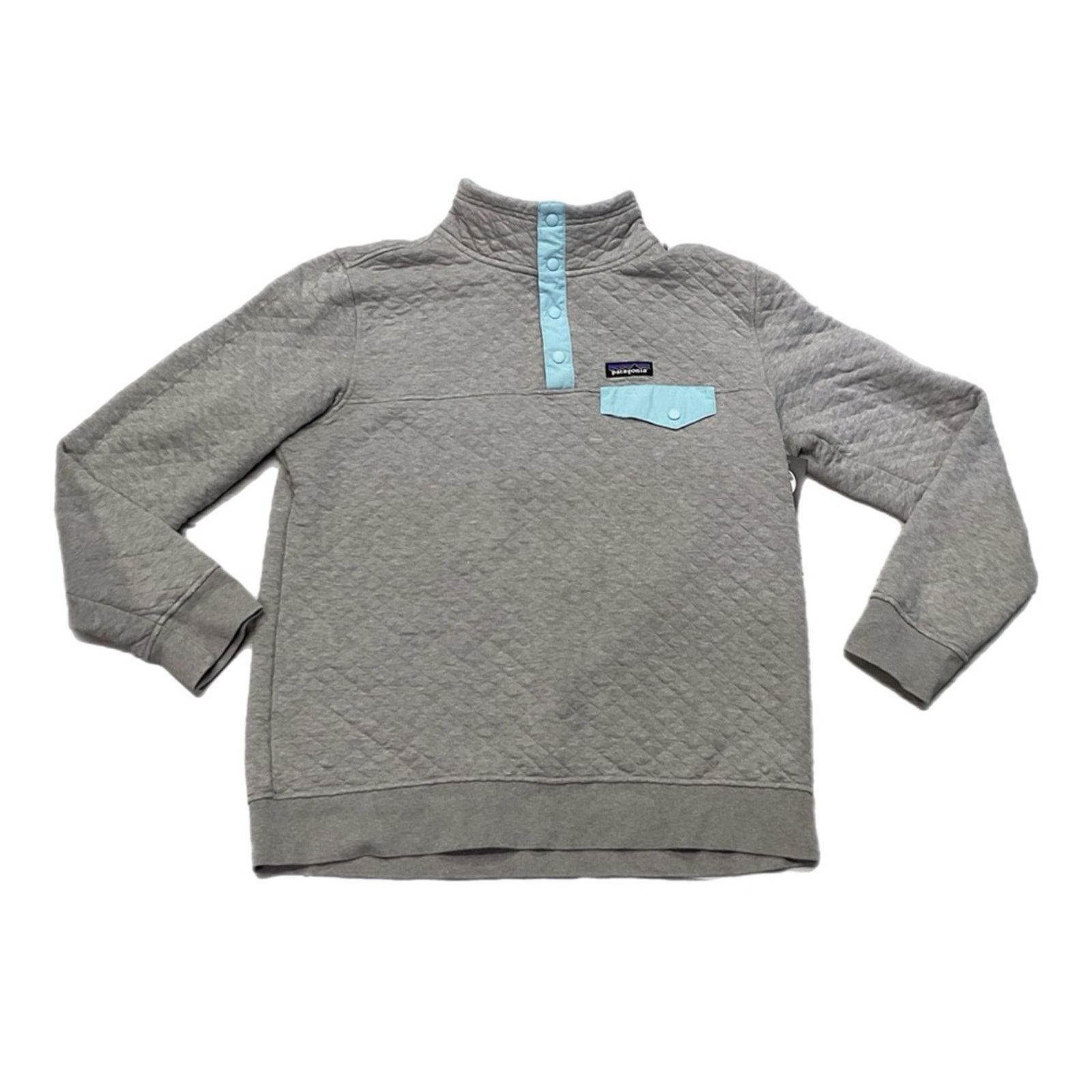 Patagonia Patagonia Organic Cotton Quilt Snap Pullover Jacket Size L / US 10 / IT 46 - 1 Thumbnail