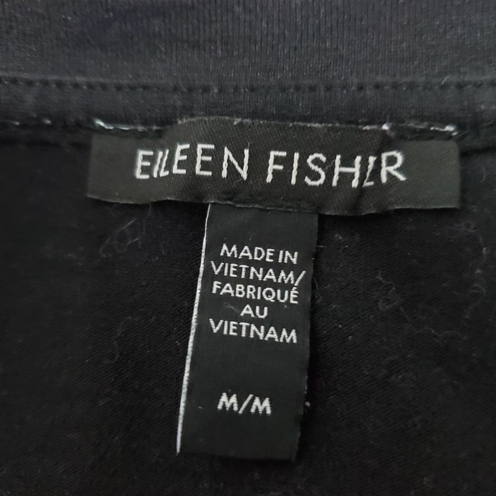 Eileen Fisher VINTAGE Eileen Fisher Dress Women M Black Lyocell Sleeveless A-Line Midi Minimalist Size M / US 6-8 / IT 42-44 - 3 Thumbnail