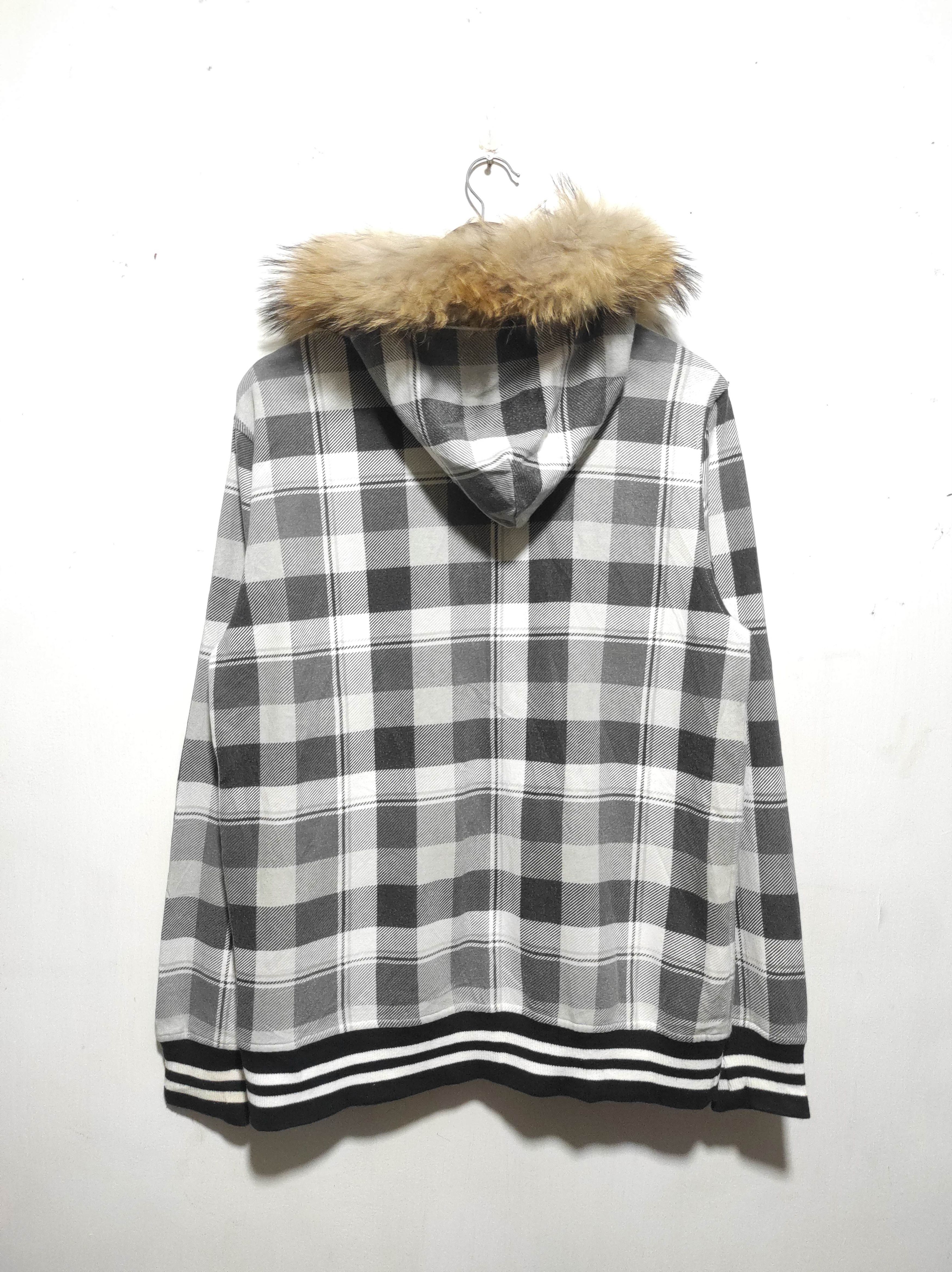 Hysteric Glamour One After 99 plaid Zipper Fur Hoodie IfSixWasNine LGB style Size US L / EU 52-54 / 3 - 8 Thumbnail