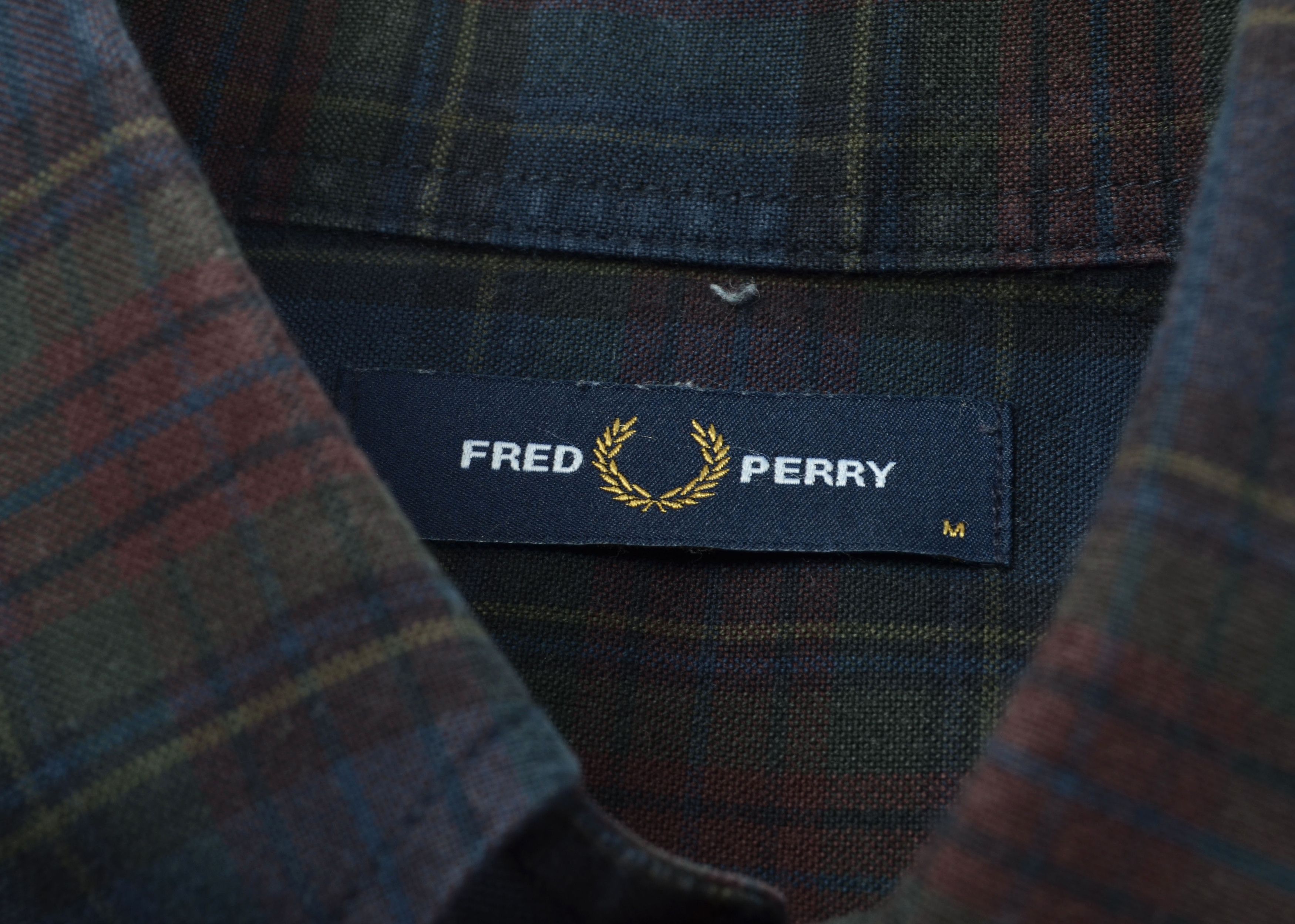 Fred Perry Fred Perry Plaid Multicolor Long Sleeve Shirt Size US M / EU 48-50 / 2 - 5 Thumbnail
