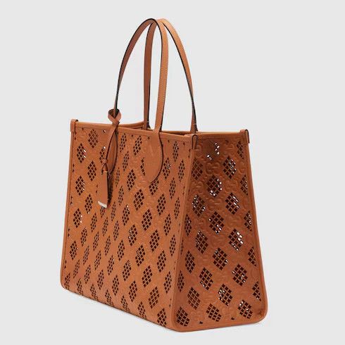 Gucci o1la5ras0526 Size: OS / Medium Tote Bag With Cut-Out Motif Size ONE SIZE - 4 Thumbnail