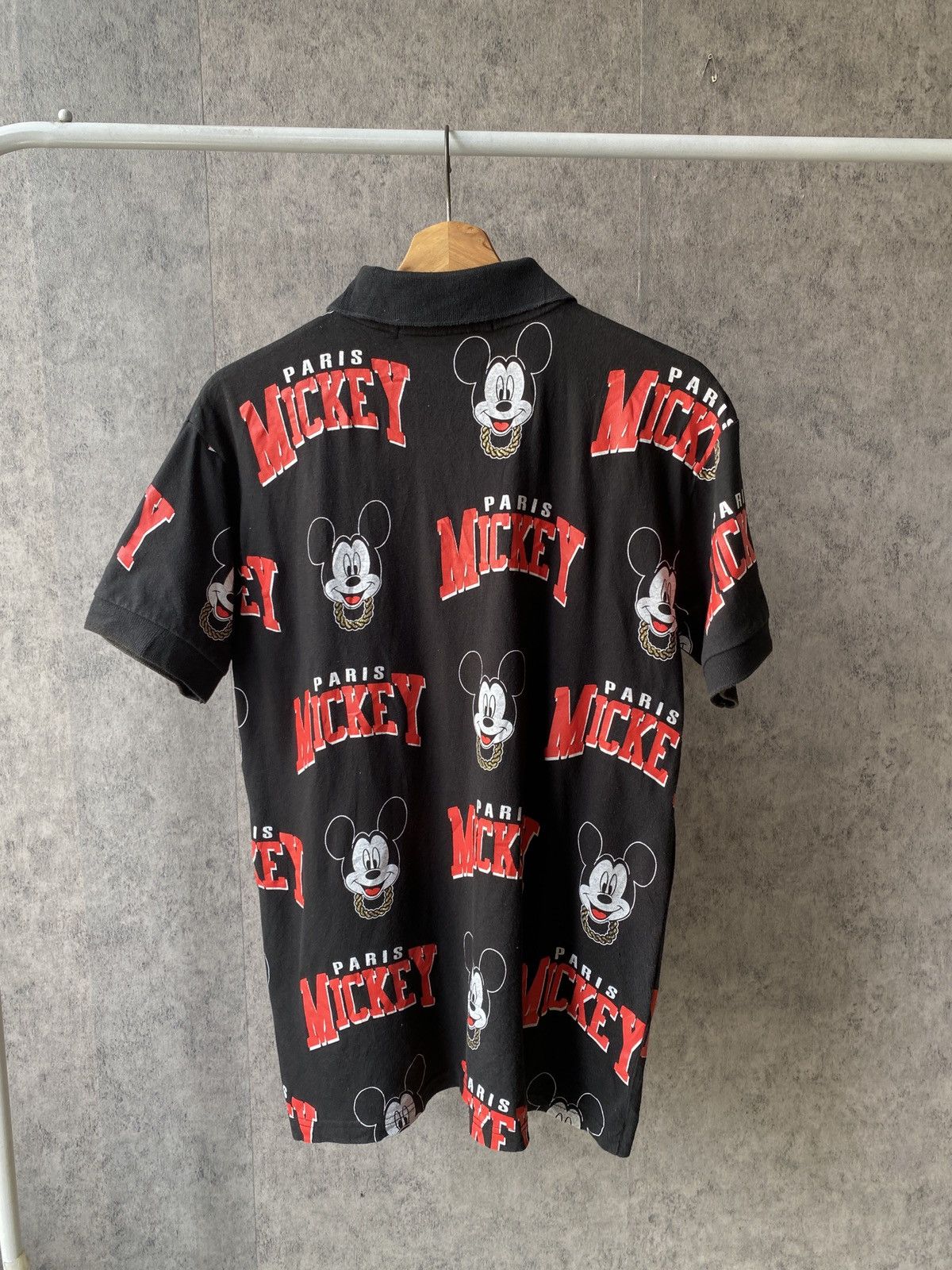 Japanese Brand × Joyrich Joyrich x Paris Mickey Fullprint Polo Shirt Size US S / EU 44-46 / 1 - 2 Thumbnail