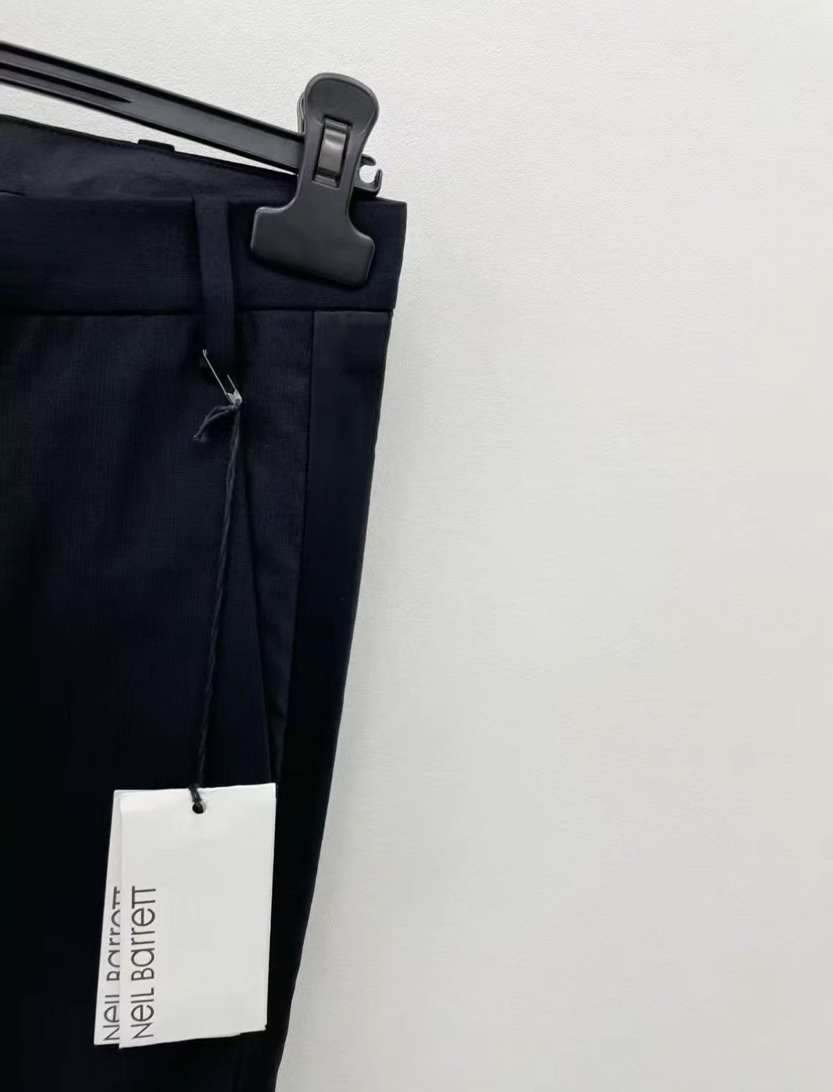 Neil Barrett Neil Barrett Wool Ribbon Cropped Casual Pants J30 Size US 34 / EU 50 - 5 Thumbnail