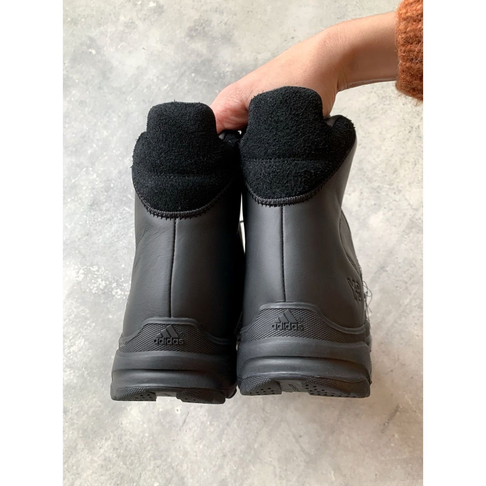 Adidas ADIDAS X YOHJI YAMAMOTO Y-3 GSG9 HIGH BOOTS COMBAT US 7, UK 6.5, EUR 40, BLACK, MEN, BOOT, STRIPED, LEATHER, LACE UP Size US 7 / EU 40 - 5 Thumbnail