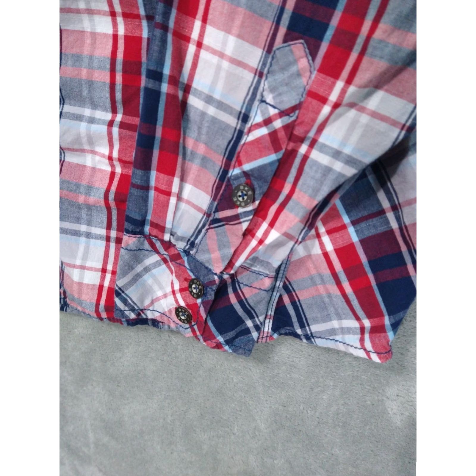 Vintage BKE Buckle Shirt Mens Large Red Plaid Button Up Long Sleeve Relaxed Fit Western Size US L / EU 52-54 / 3 - 3 Thumbnail