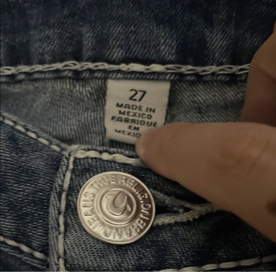 True Religion True Religion Blue Jean Shorts Size 27" / US 4 / IT 40 - 2 Thumbnail