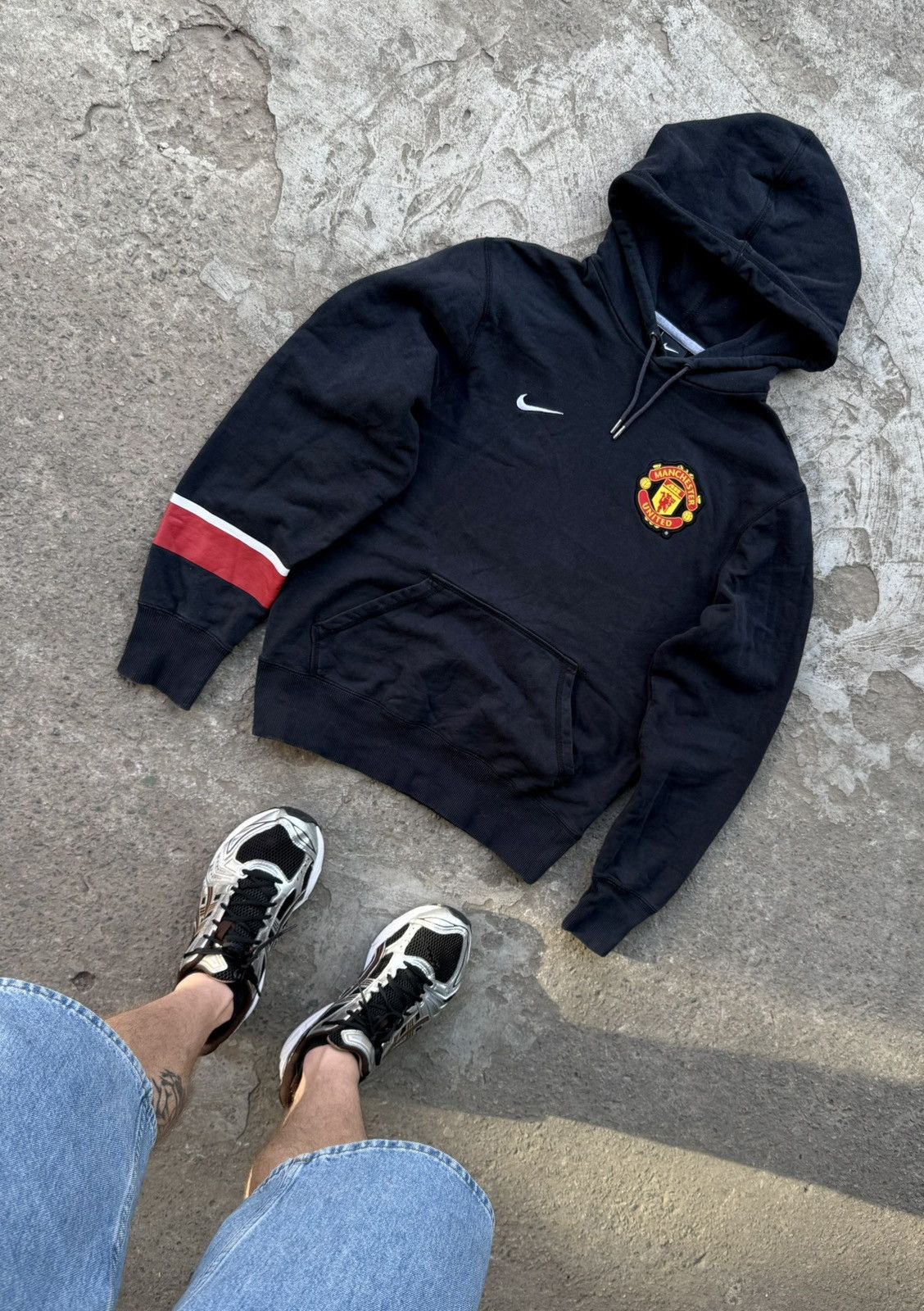 NIKE Y2K MANCHESTER UNITED BLOKECORE SOCCER DRILL HOODIE