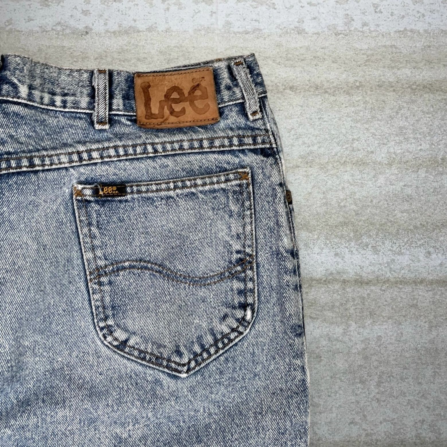 Lee Vintage 90s Lee MR Jeans 36x32 Relaxed Fit Light Wash Denim Size US 36 / EU 52 - 3 Thumbnail