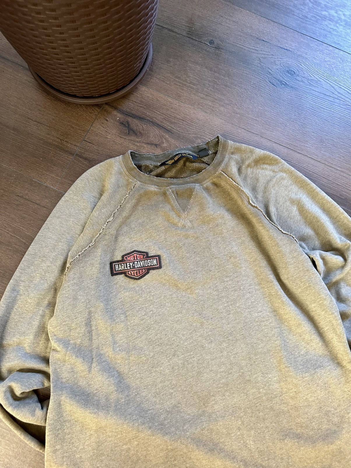Harley Davidson Vintage Harley Davidson Back Spikes Sweatshirt Size US XL / EU 56 / 4 - 6 Thumbnail