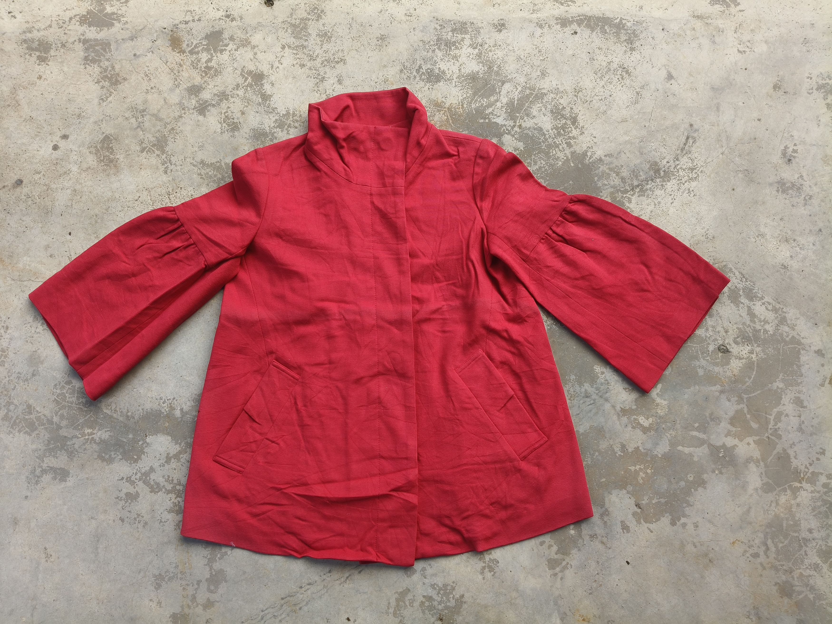 Michel Klein Michel Klein Ruffled Sleeve Jacket Size XS / US 0-2 / IT 36-38 - 3 Thumbnail