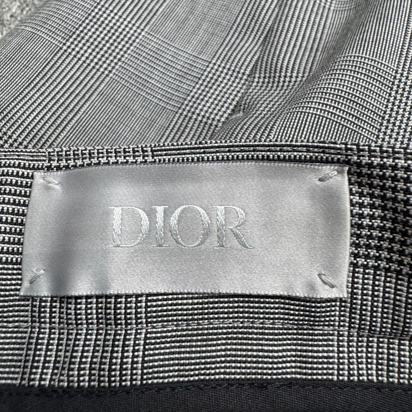 Dior Dior Houndstooth Wool Casual Trousers Size 44 New Size US 28 / EU 44 - 2 Thumbnail