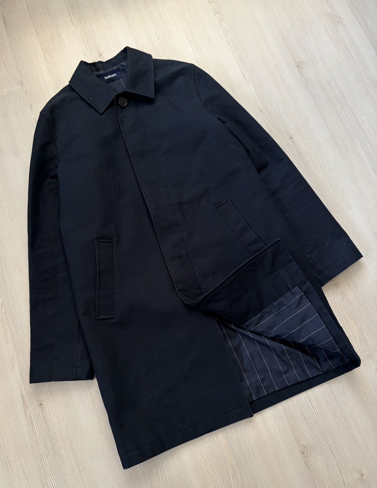 Balibaris Balibaris Dark Blue Rain Mac Coat Size US M / EU 48-50 / 2 - 7 Thumbnail