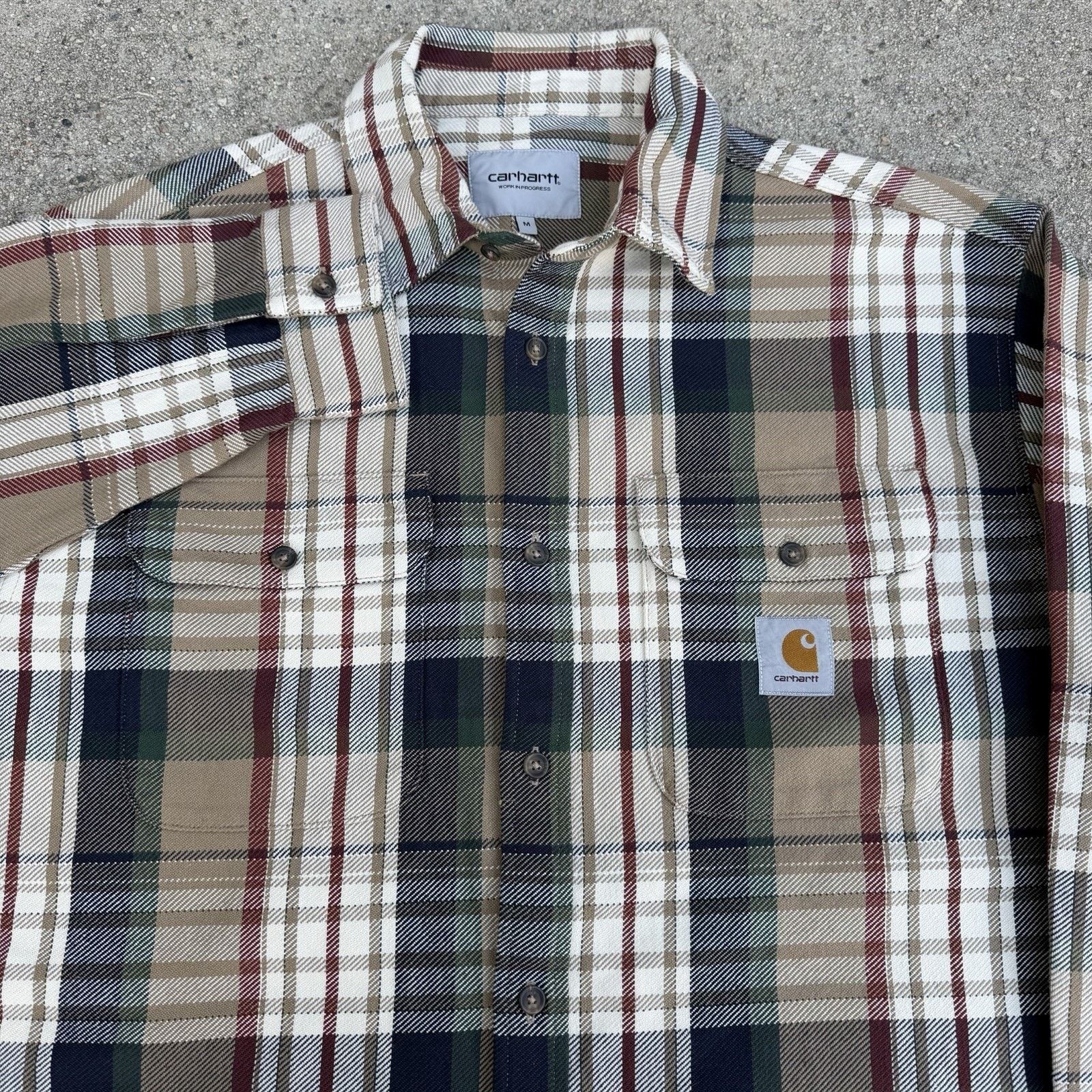 Carhartt × Carhartt Wip Carhartt WIP Work In Progress Plaid Tamblyn Flannel Shirt Size US M / EU 48-50 / 2 - 2 Thumbnail