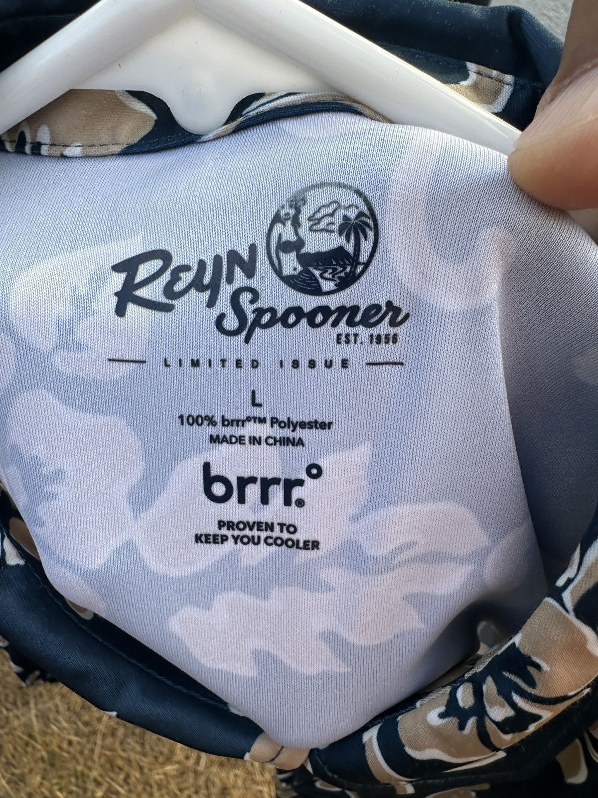 Reyn Spooner PreOwned Reyn Spooner Brrr Polo Shirt Hawaiian Print Men's L Size US L / EU 52-54 / 3 - 4 Thumbnail