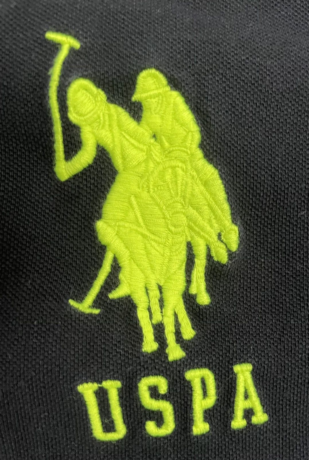 U.S. Polo Assn. Vintage U.S. Polo AssMiami Polo Shirt XL Black Big Logo Y2K Size US XL / EU 56 / 4 - 3 Thumbnail