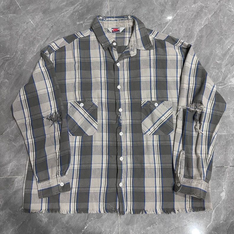 Saint Michael Saint Michael A22 Check Shirt 2502-Nextarrow Size US L / EU 52-54 / 3 - 1 Thumbnail