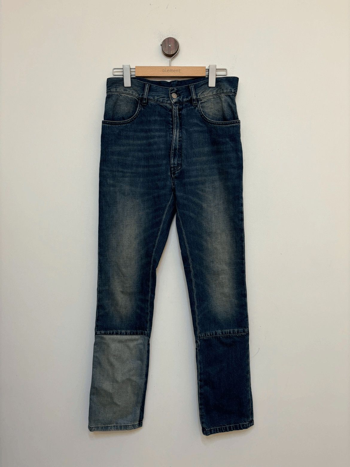 Maison Margiela Maison Margiela 16SS Patches Slime Fit Denim Size US 30 / EU 46 - 1 Thumbnail